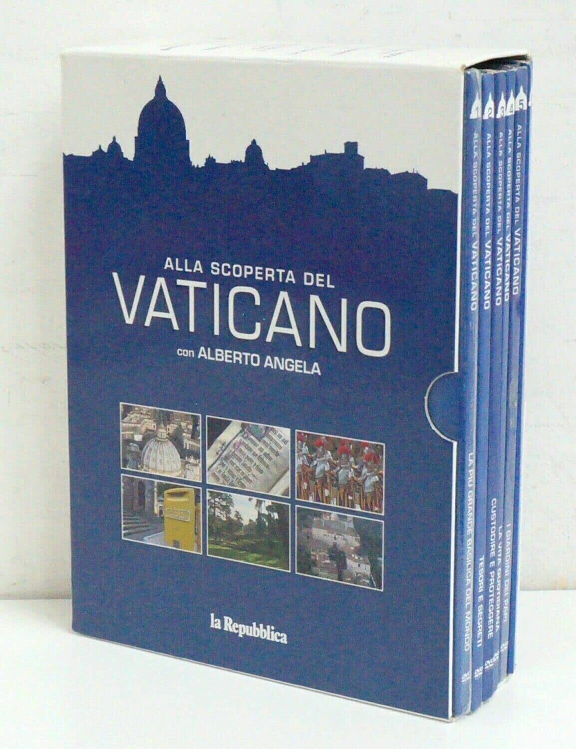 TeknoFilm - Box 6 DVD – ALLA SCOPERTA DEL VATICANO (Alberto Angela) 2015 - REPUBBLICA/L'ESPRESSO