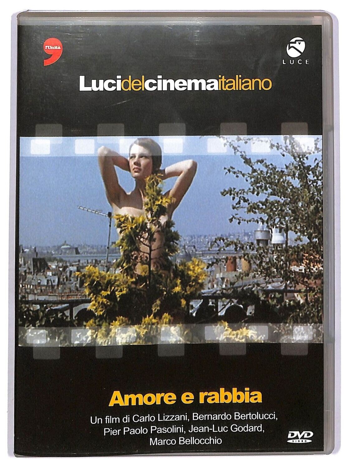 TeknoFilm - DVD – AMORE E RABBIA di Pier Paolo Pasolini - Carlo Lizzani - Bernardo Bertolucci - Godard - Bellocchio (1969) - L'UNITA'