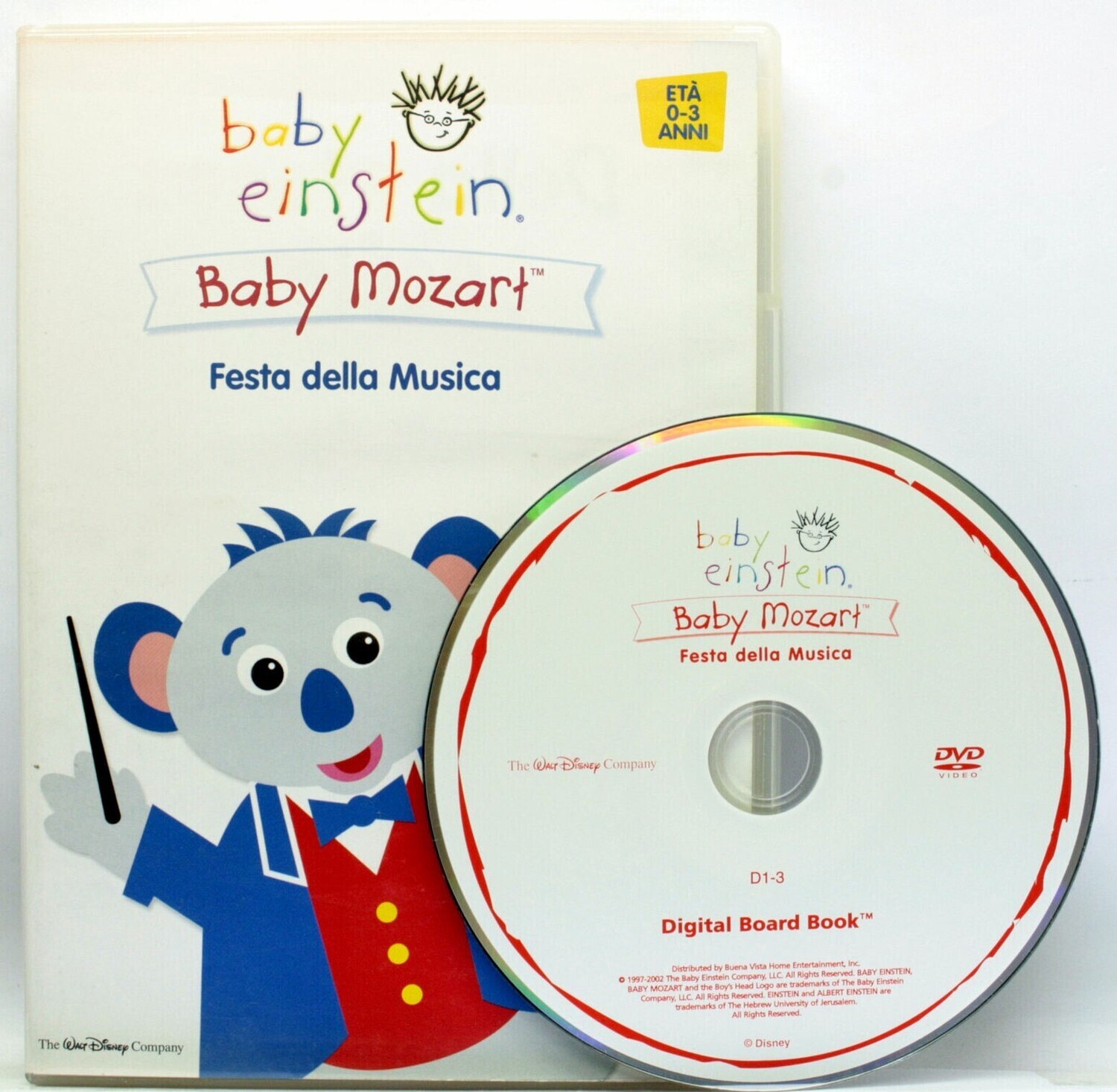 TeknoFilm - DVD – BABY EINSTEIN - BABY MOZART - FESTA DELLA MUSICA (2003) - WALT DISNEY