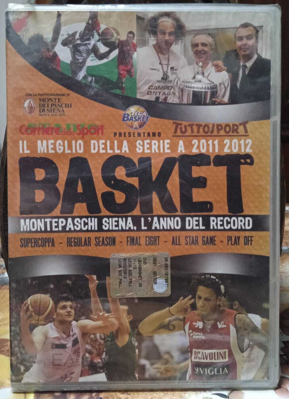 TeknoFilm - DVD – BASKET - IL MEGLIO DELLA STAGIONE 2011/2012 - MONTEPASCHI SIENA L'ANNO DEI RECORD - CORRIERE DELLO SPORT