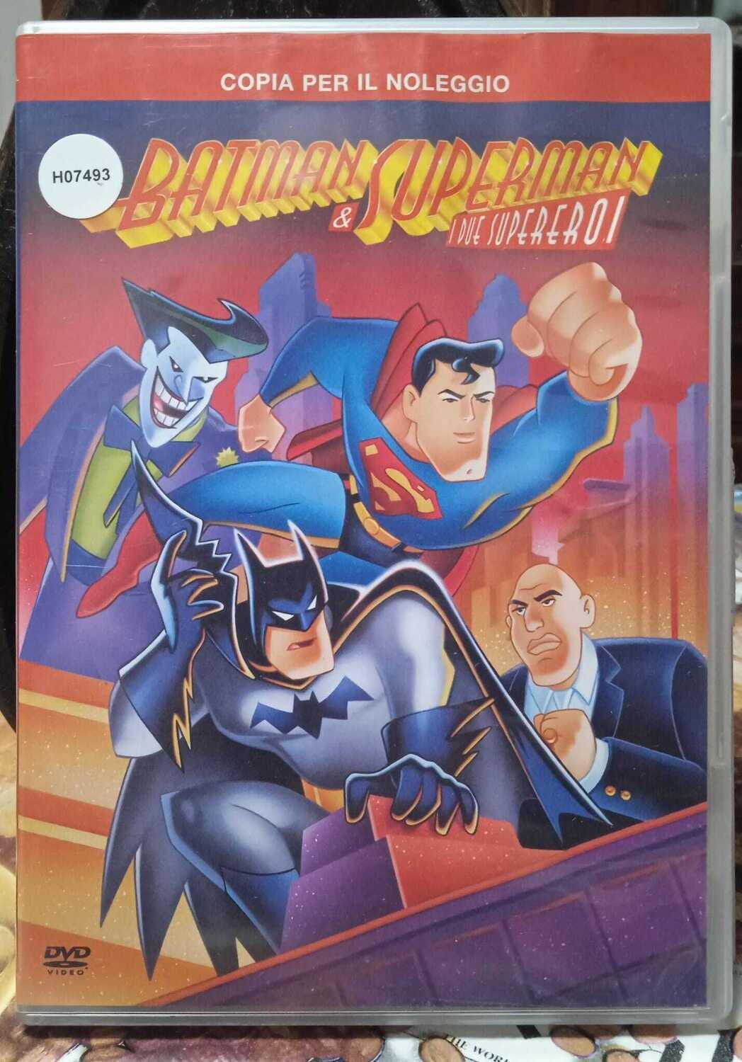 TeknoFilm - DVD – BATMAN & SUPERMAN - I DUE SUPEREROI (Versione noleggio) di Toshihiko Masuda (1997) - WARNER BROS