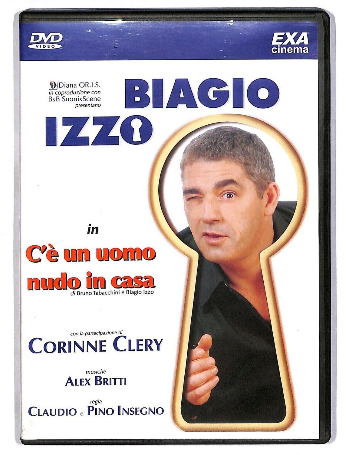 TeknoFilm - DVD – BIAGIO IZZO - C'E' UN UOMO NUDO IN CASA di Claudio e Pino Insegno (2006) - EXA