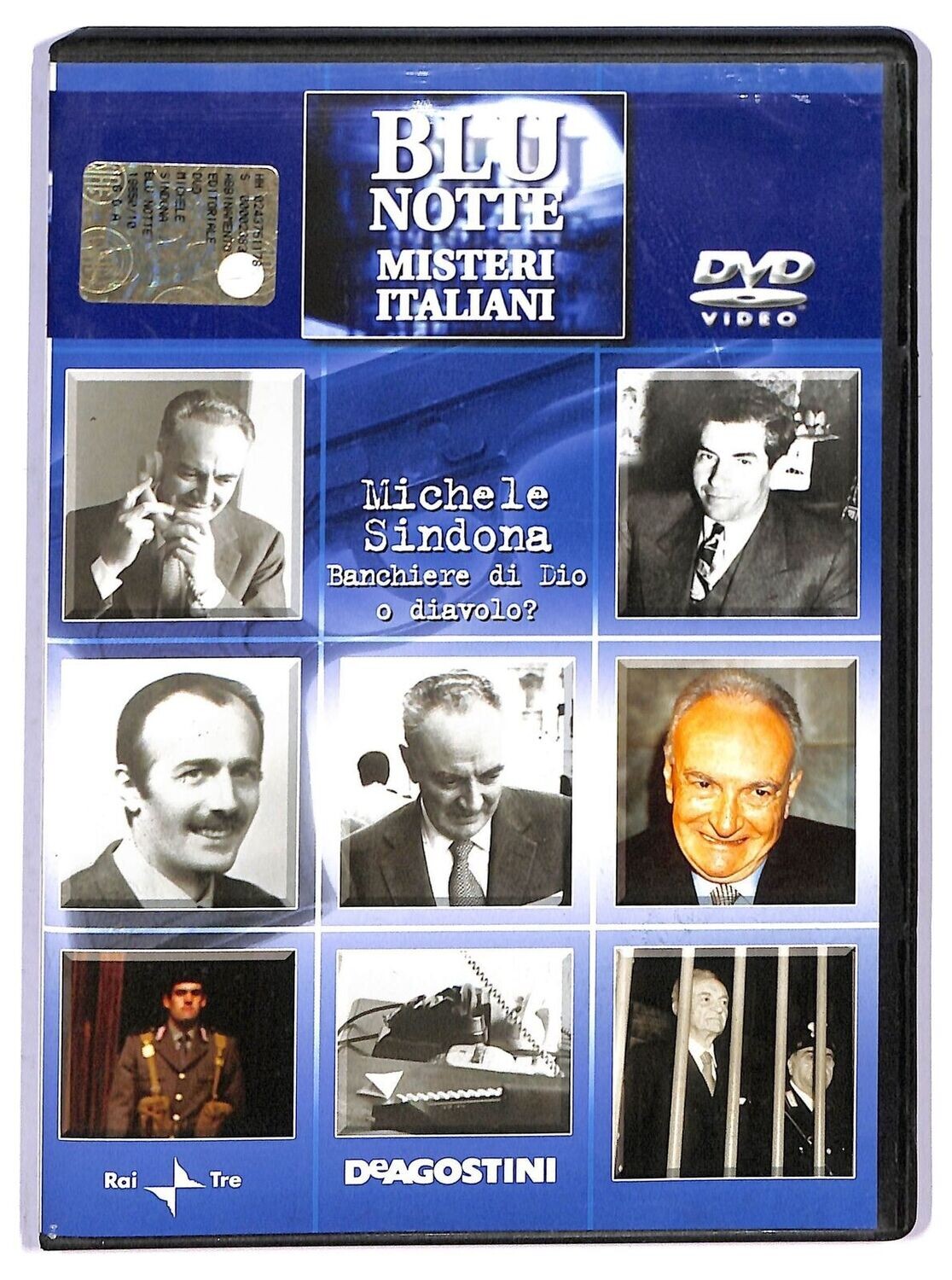TeknoFilm - DVD – BLU NOTTE - MISTERI ITALIANI N° 10 - MICHELE SINDONA - BANCHIERE DI DIO O DIAVOLO? (2007) - DE AGOSTINI