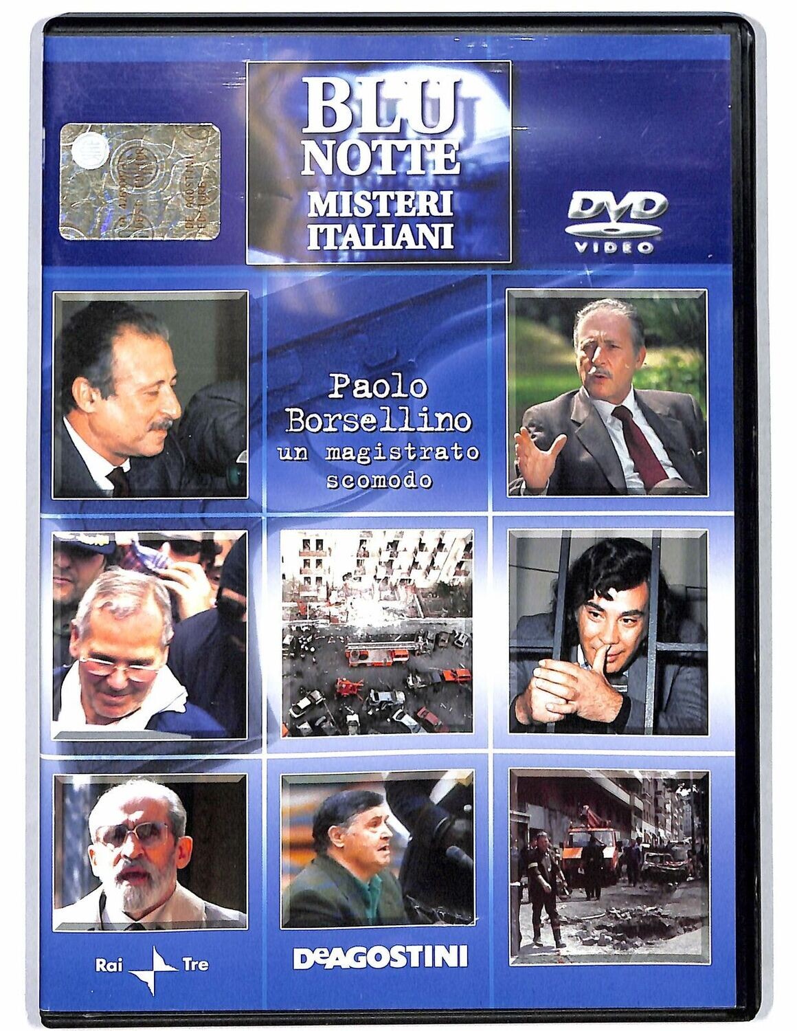 TeknoFilm - DVD – BLU NOTTE - MISTERI ITALIANI N° 21 - PAOLO BORSELLINO - UN MAGISTRATO SCOMODO (2007) - DE AGOSTINI