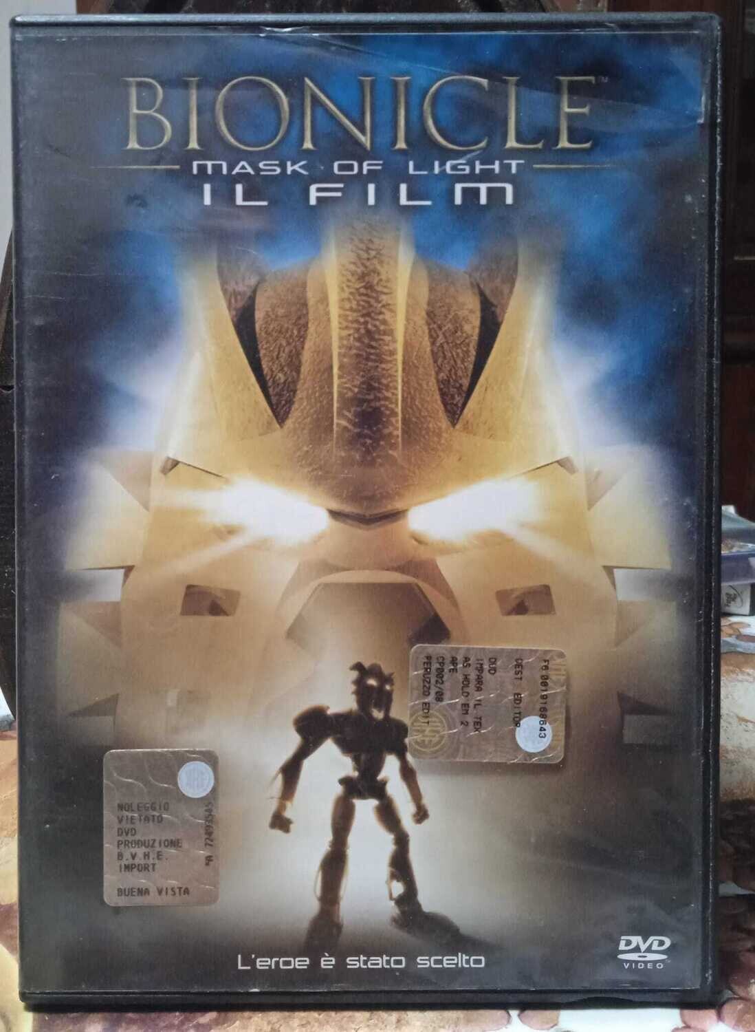 TeknoFilm - DVD – BIONICLE - MASK OF LIGHT - IL FILM (1° Edizione Ologramma tondo) di David Molina e Terry Shakespeare (2003) - BUENA VISTA