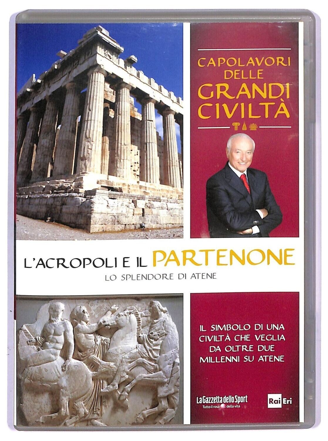 TeknoFilm - DVD – Piero Angela presenta: Capolavori delle grandi civiltà Vol. 06 - L'ACROPOLI E IL PARTENONE - Piero Angela (2012) - GAZZETTA DELLO SPORT