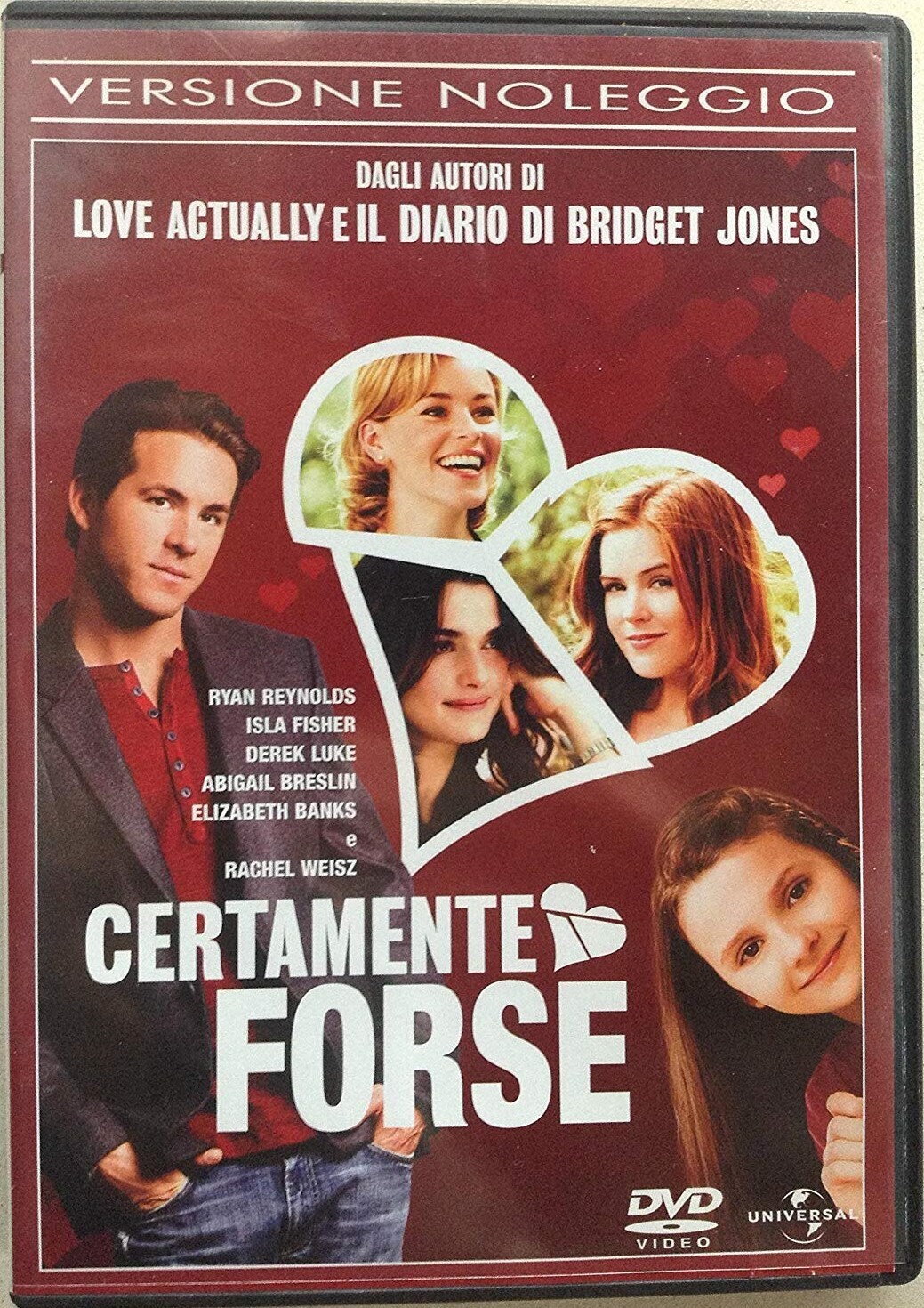 TeknoFilm -  DVD – CERTAMENTE FORSE (Versione noleggio) di Adam Brooks (2008) - UNIVERSAL