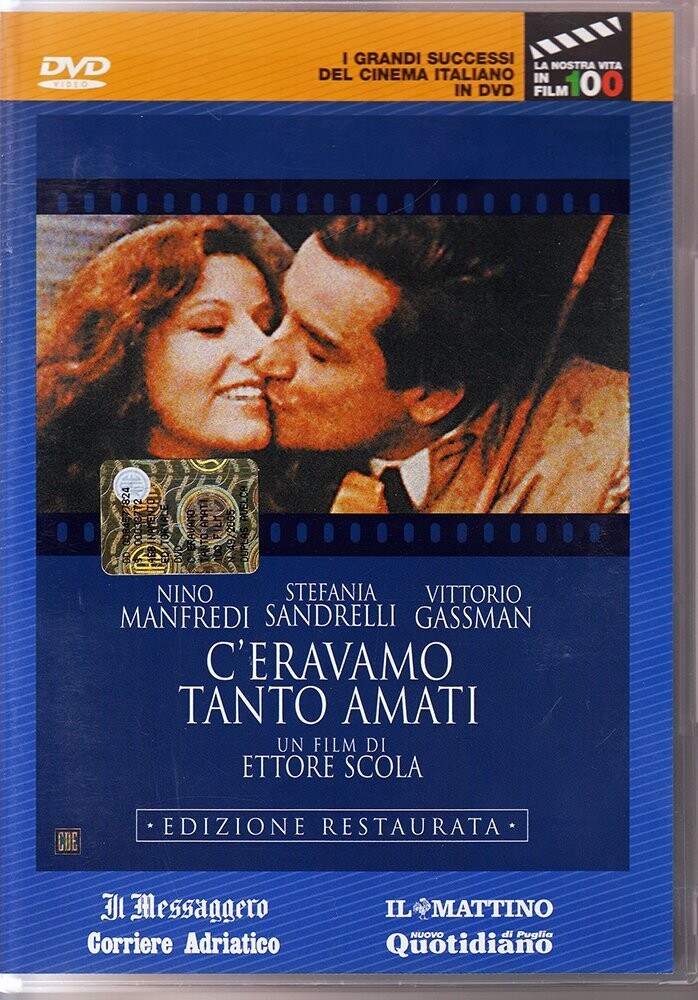 TeknoFilm -  DVD – C'ERAVAMO TANTO AMATI di Ettore Scola (1974) - IL MESSAGGERO