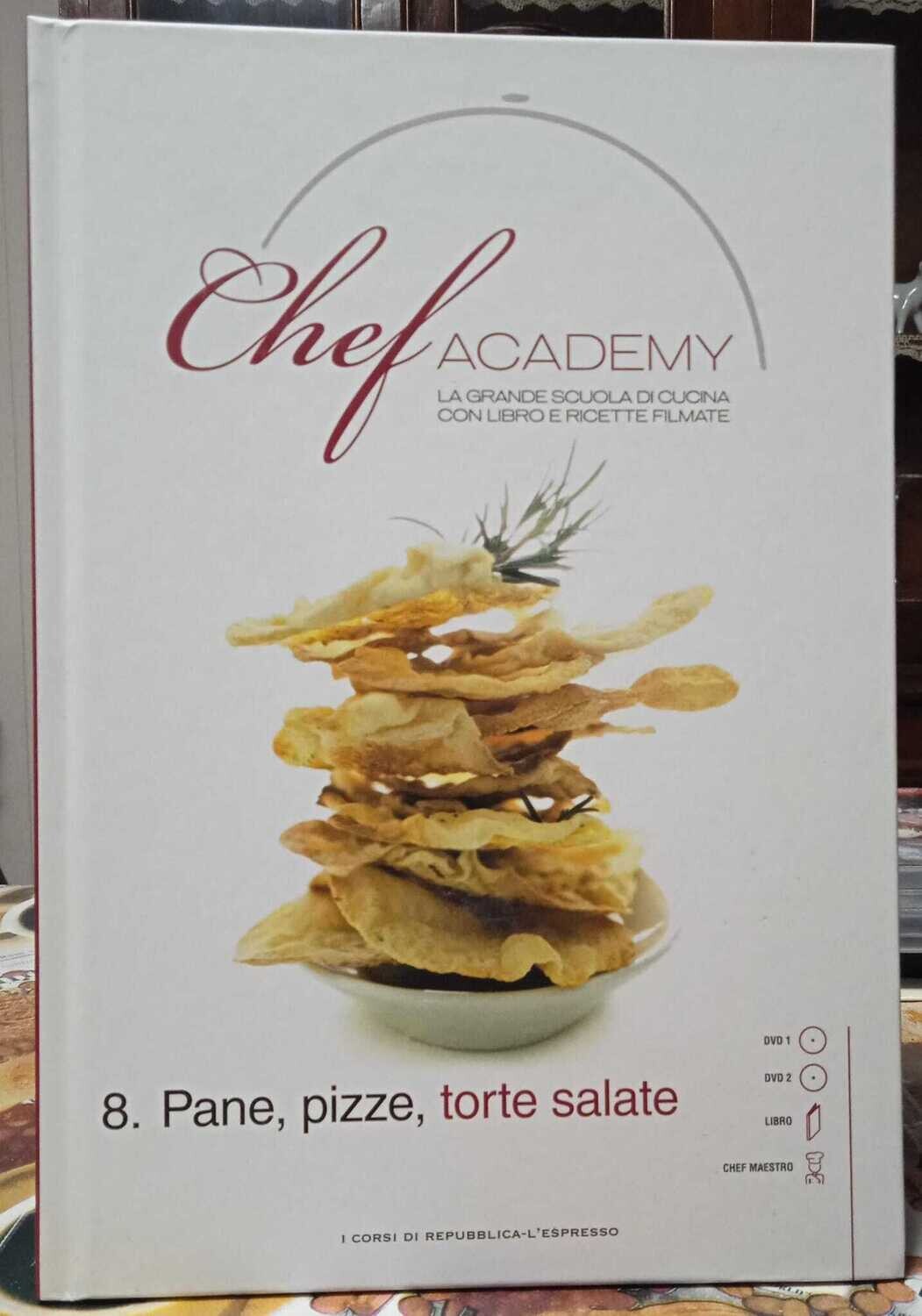 TeknoFilm - 2 DVD + Libro – CHEF ACADEMY - PANE PIZZE TORTE SALATE - VOL. 8 (2009) - L'ESPRESSO
