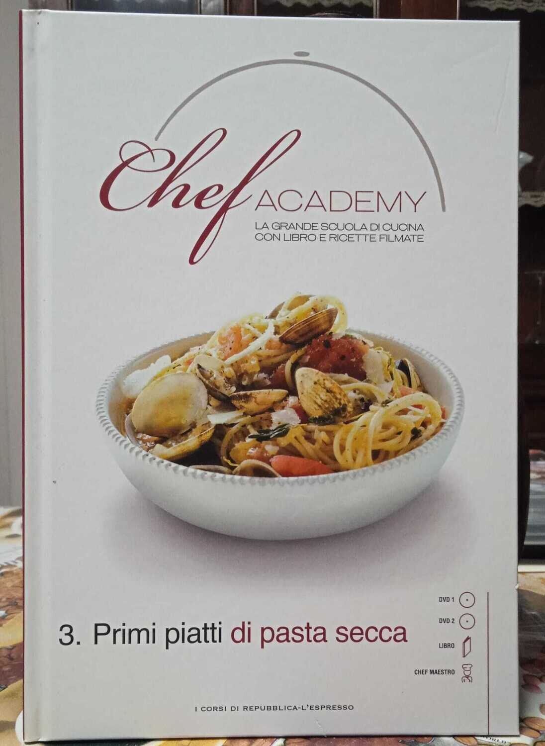 TeknoFilm - 2 DVD + Libro – CHEF ACADEMY - PRIMI PIATTI DI PASTA SECCA - VOL. 3 (2009) - L'ESPRESSO