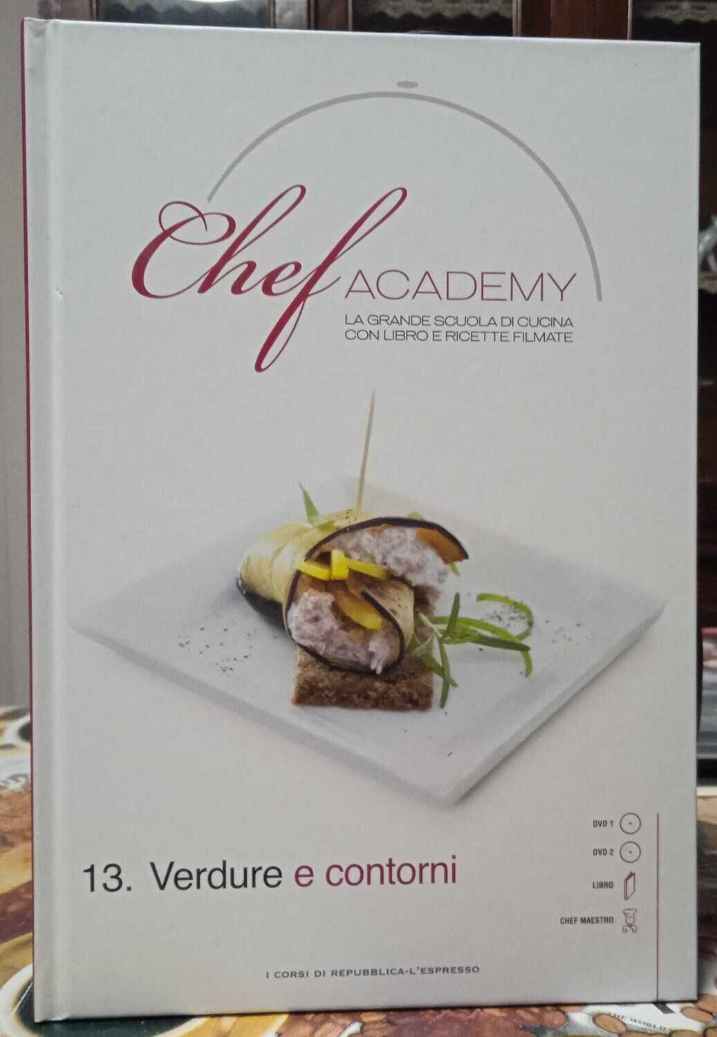 TeknoFilm - 2 DVD + Libro – CHEF ACADEMY - LA GRANDE SCUOLA DI CUCINA - VERDURE E CONTORNI - VOL. 13 (2009) - L'ESPRESSO