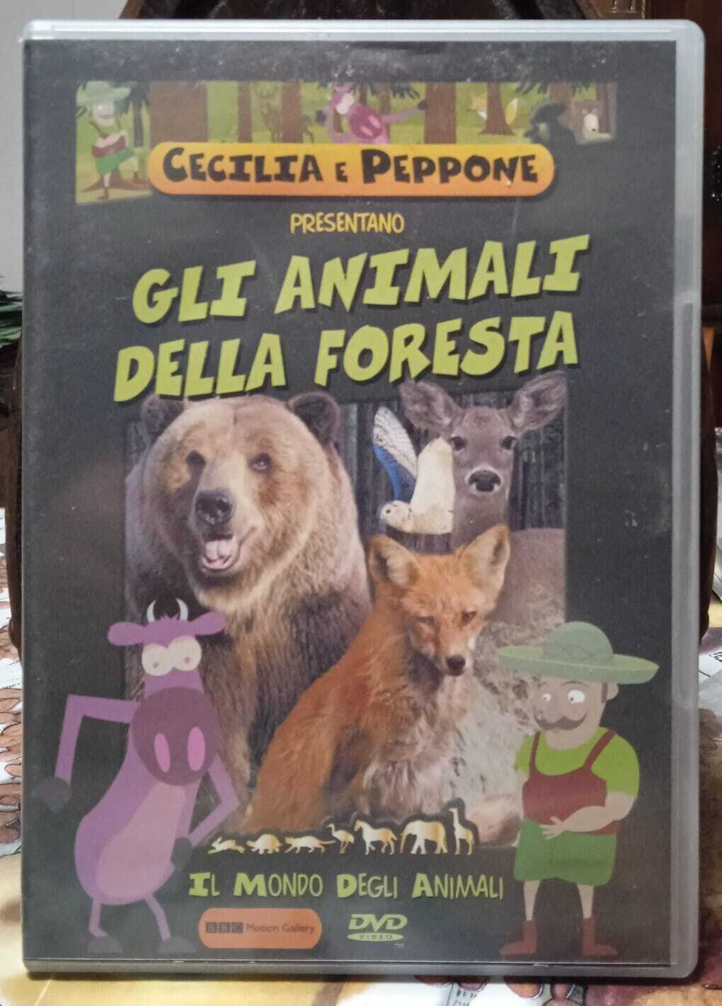 TeknoFilm -  DVD – CECILIA & PEPPONE - GLI ANIMALI DELLA FORESTA - BBC - 24SNAILS.COM