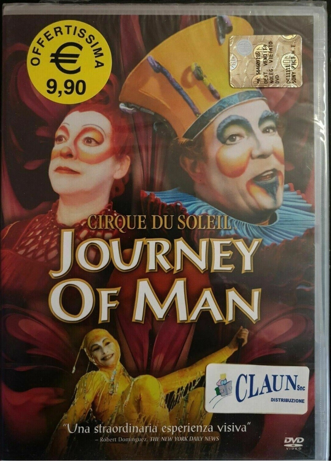 TeknoFilm -  DVD (Lingua Inglese - Sub. ITA) - CIRQUE DU SOLEIL - JOURNEY OF MAN di Keith Melton (2000) - SONY
