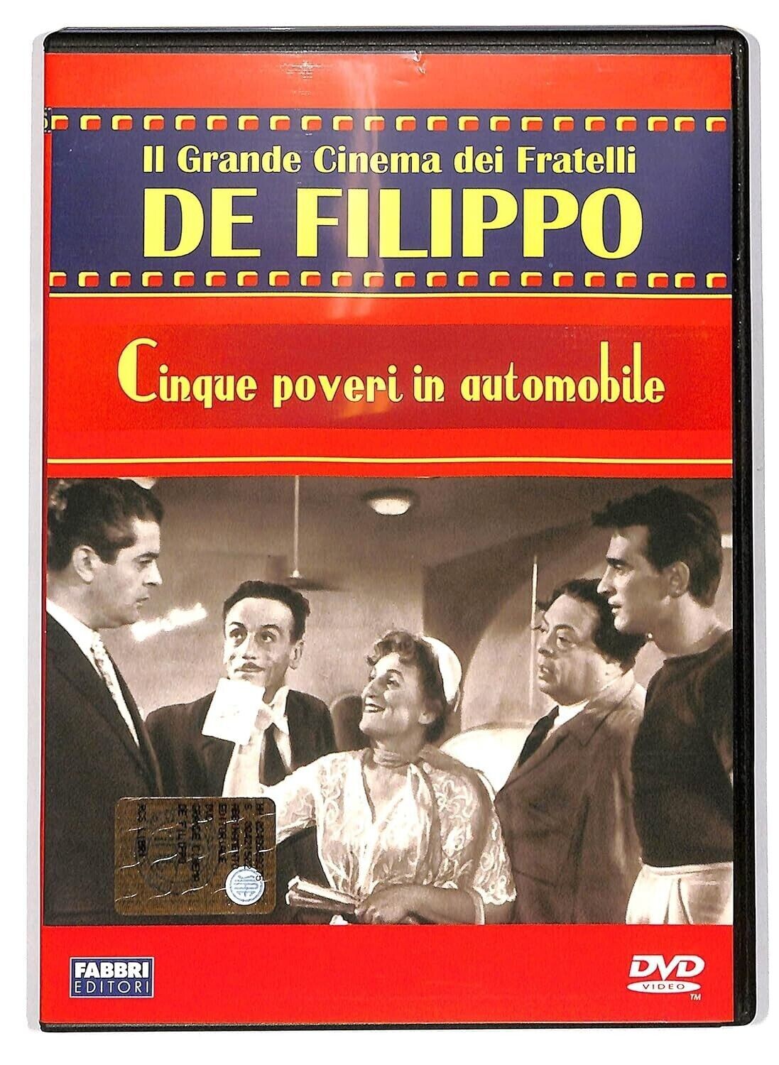 TeknoFilm -  DVD – CINQUE POVERI IN AUTOMOBILE di Mario Mattoli (1952) - FABBRI EDITORI