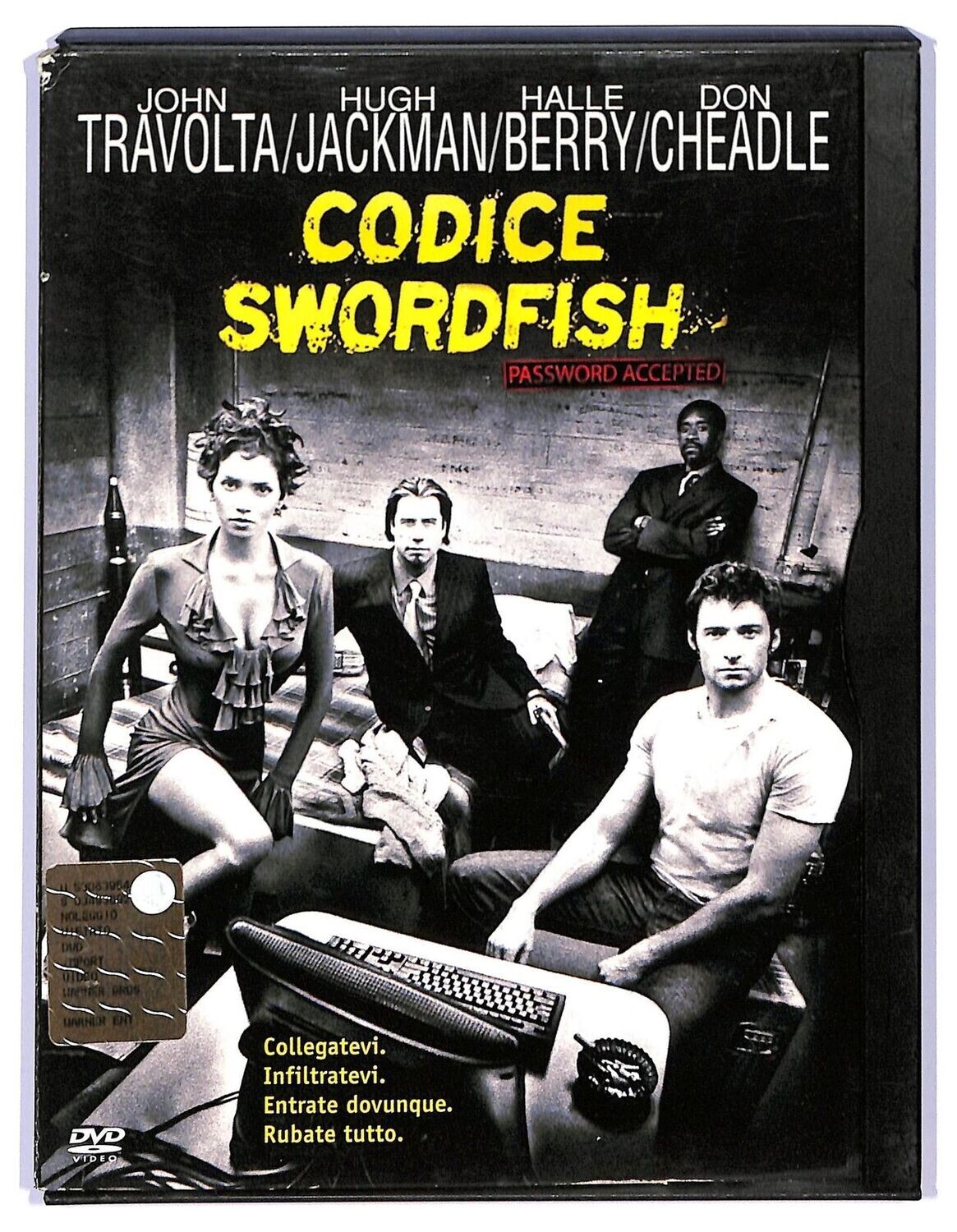 TeknoFilm -  DVD – CODICE SWORDFISH (Snapper case) di Dominic Sena (2001) - WARNER BROS