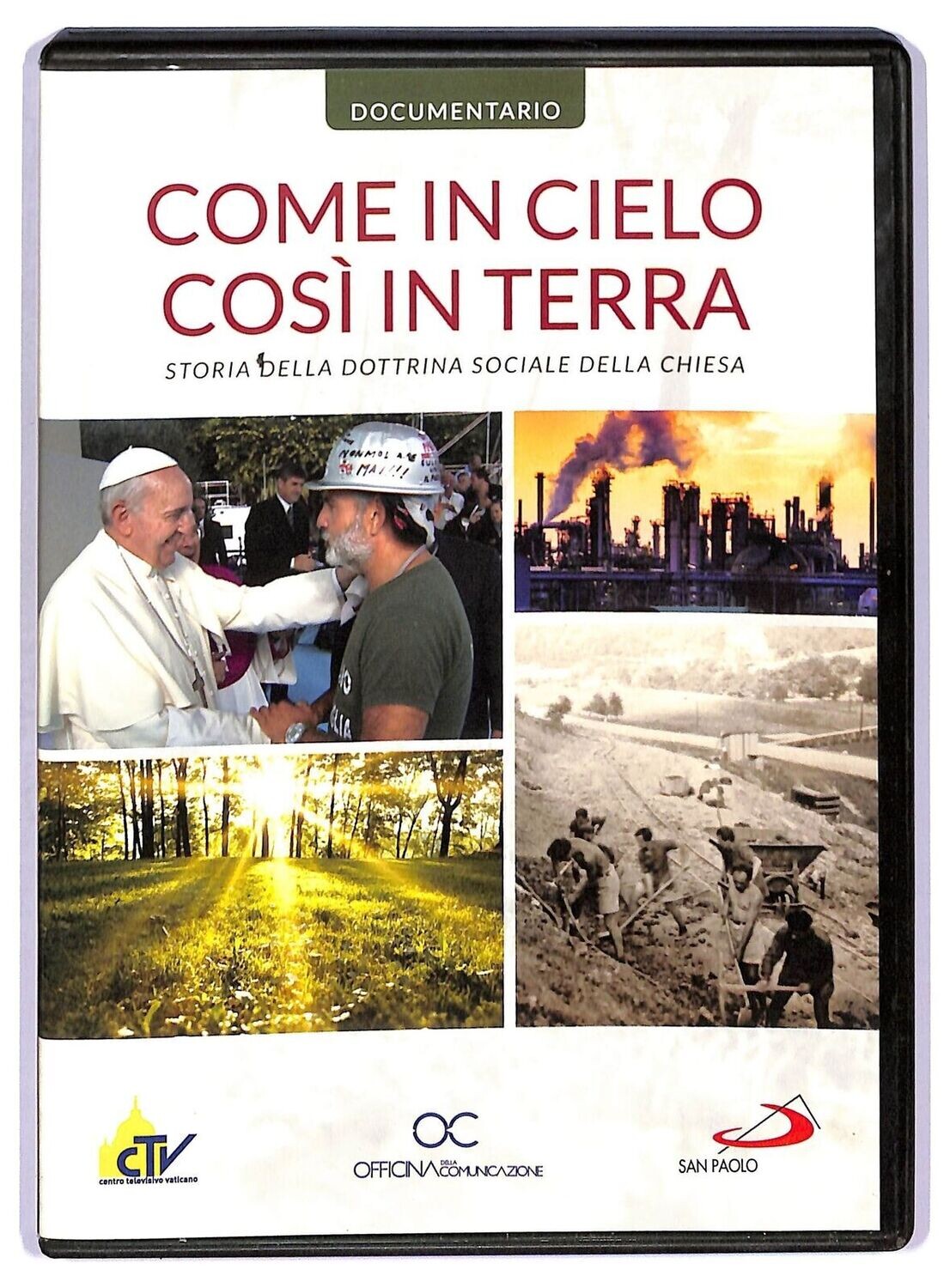 TeknoFilm -  DVD – COME IN CIELO COSI IN TERRA - Storia della dottrina sociale della chiesa (2015) - SAN PAOLO AUDIOVISIVI