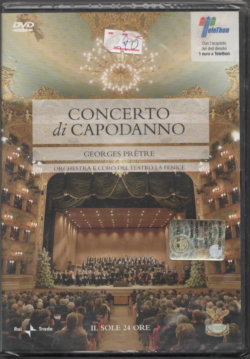 TeknoFilm -  DVD (NTSC) – CONCERTO DI CAPODANNO - Georges Pretre - Orchestra e coro Teatro LA Fenice (2005) - IL SOLE 24 ORE
