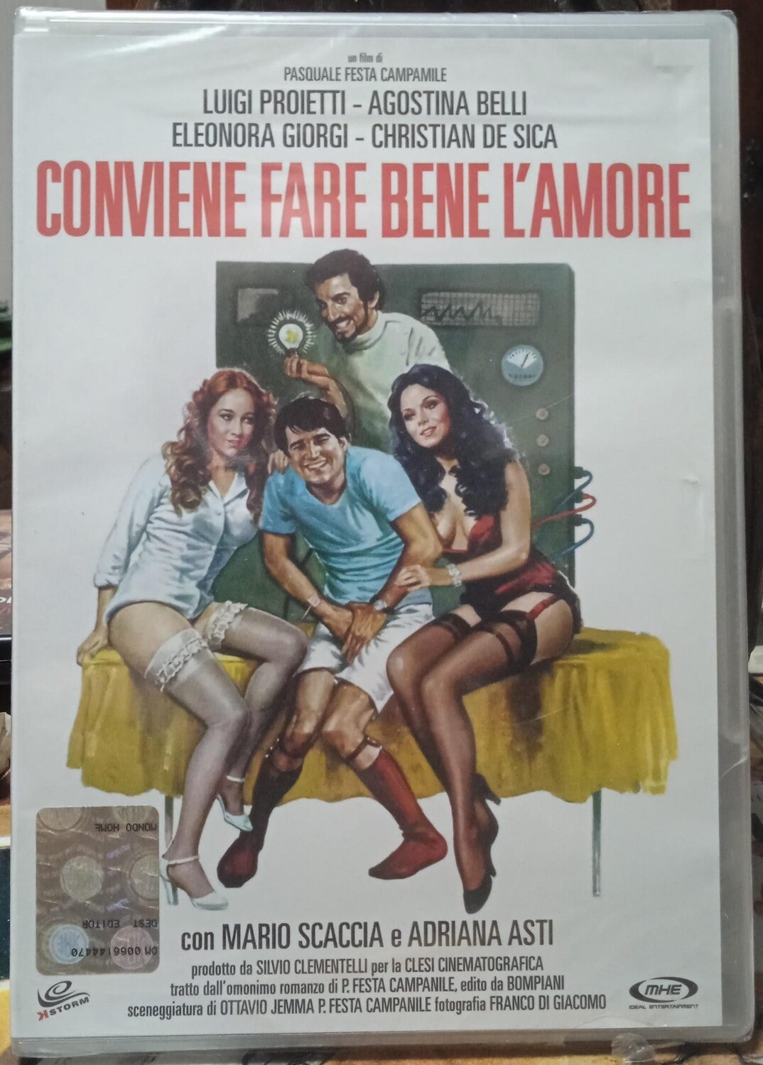 TeknoFilm -  DVD – CONVIENE FARE BENE L'AMORE (Versione slim) di Pasquale Festa Campanile (1975) - MHE