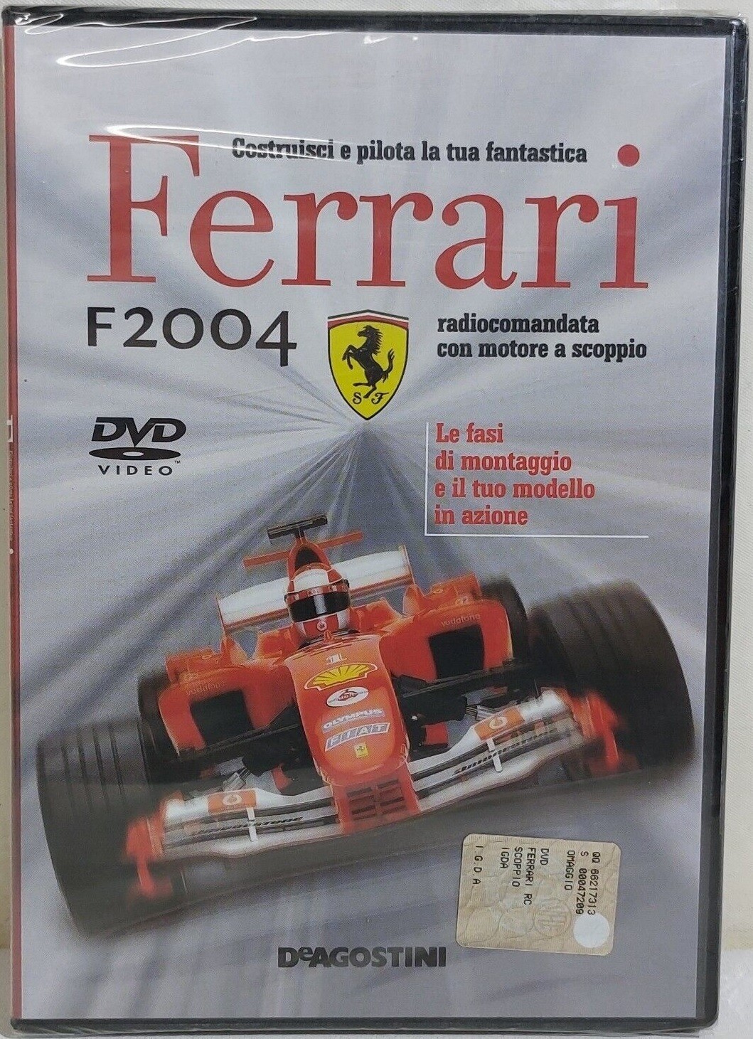 TeknoFilm -  DVD – COSTRUISCI E PILOTA LA TUA FANTASTICA FERRARI F2004 - DE AGOSTINI