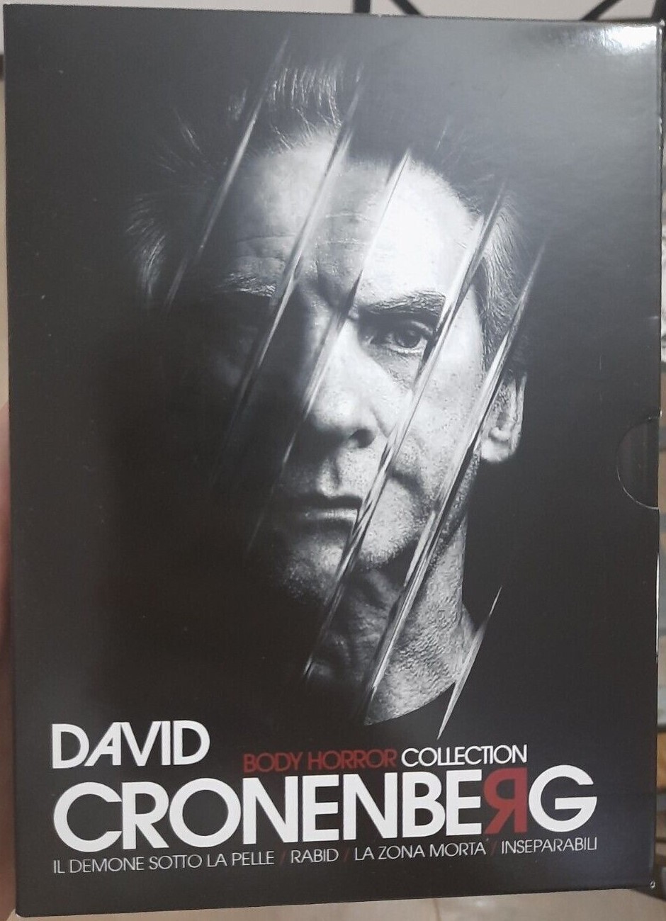 TeknoFilm - Box 4 DVD – David Cronenberg - Body Horror Collection (RABID + IL DEMONE SOTTO LA PELLE + INSEPARABILI + LA ZONA MORTA) - PULP VIDEO