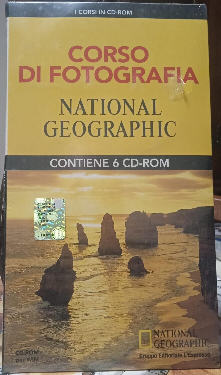 TeknoFilm - 6 CD-Rom - CORSO DI FOTOGRAFIA - NATIONAL GEOGRAPHIC - L'ESPRESSO