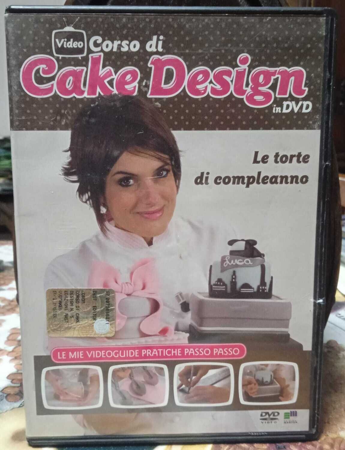 TeknoFilm -  DVD - CORSO DI CAKE DESIGN IN DVD - LE TORTE DI COMPLEANNO (2012) - EDIZIONI MASTER