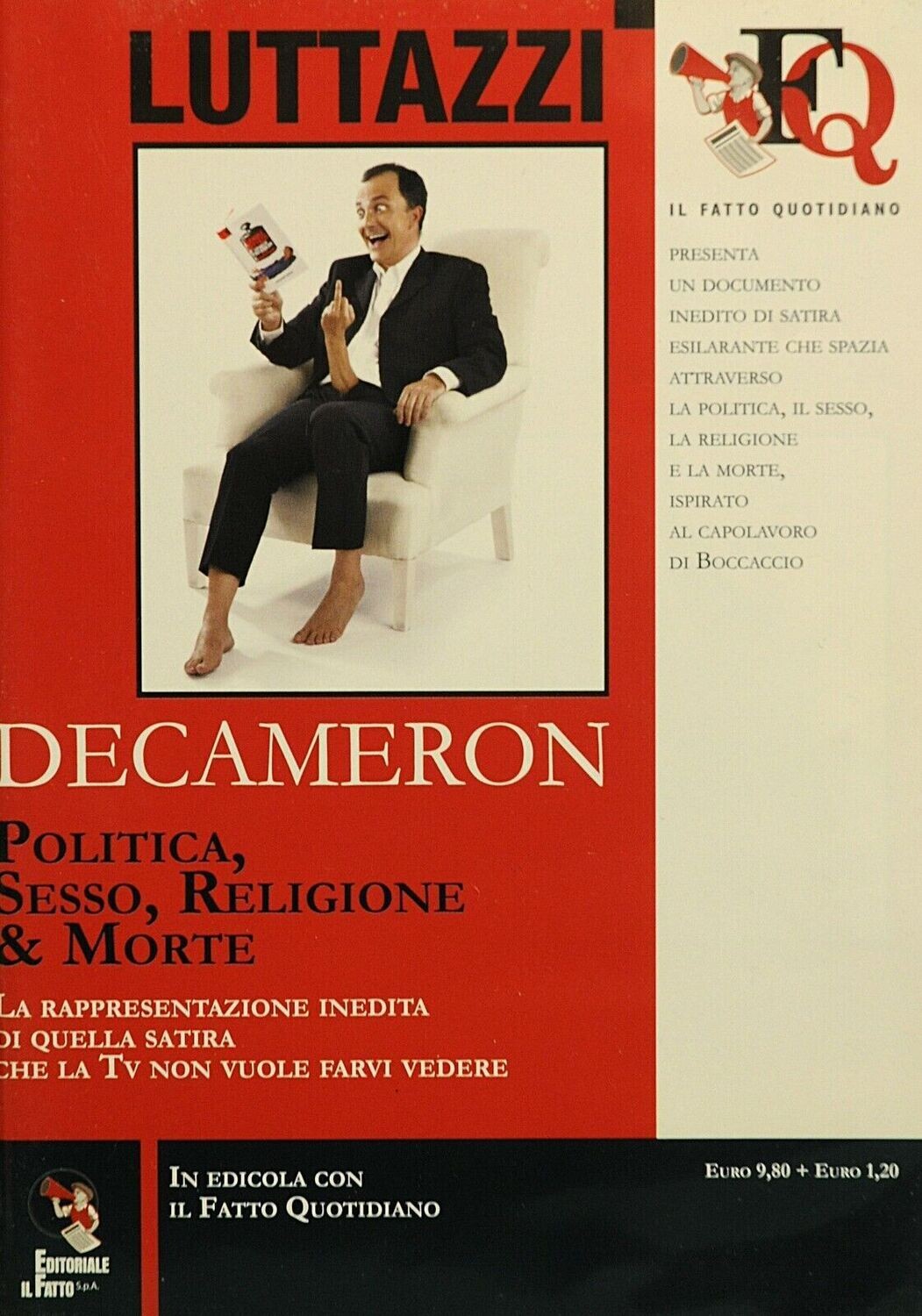 TeknoFilm - DVD – LUTTAZZI - DECAMERON (POLITICA SESSO RELIGIONE E MORTE) 2010 - IL FATTO QUOTIDIANO