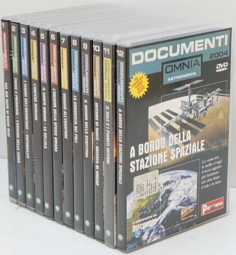 TeknoFilm - 12 DVD (Opera completa) – DOCUMENTI OMNIA 2004 - PANORAMA