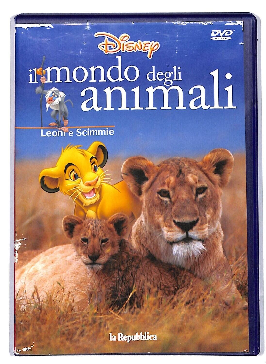 TeknoFilm - DVD – WALT DISNEY: IL MONDO DEGLI ANIMALI Vol. 01 - LEONI E SCIMMIE (2010) - REPUBBLICA/L'ESPRESSO