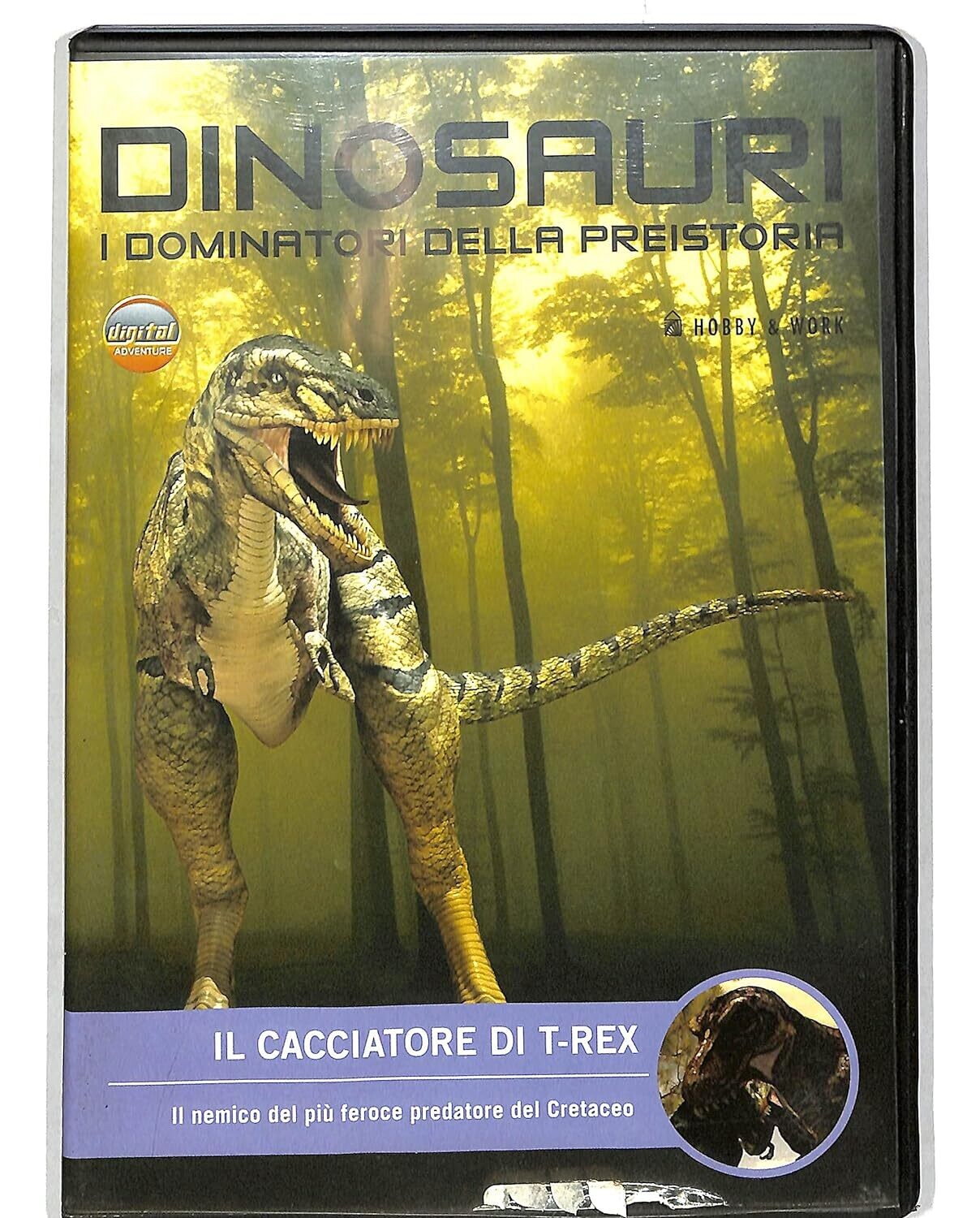TeknoFilm - DVD – DINOSAURI - I dominatori della preistoria - IL CACCIATORE DI T-REX (2012) - HOBBY & WORK