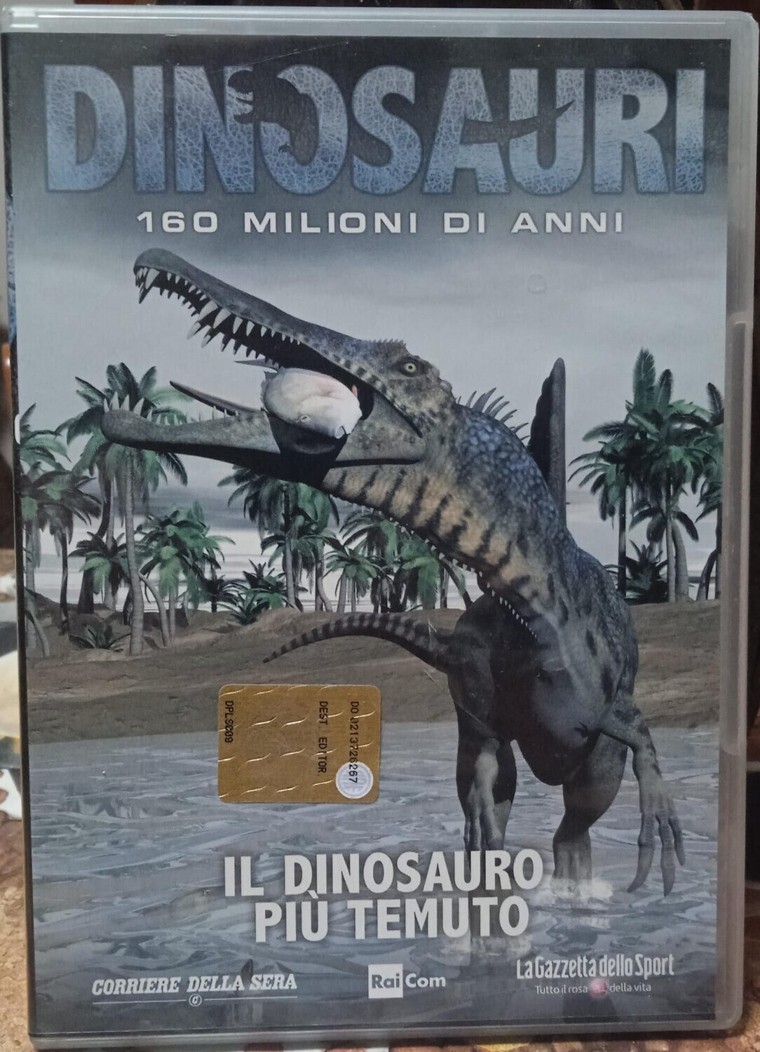TeknoFilm - DVD - DINOSAURI: 160 milioni di anni fa Vol. 08 - IL DINOSAURO PIU' TEMUTO (2010) - GAZZETTA DELLO SPORT