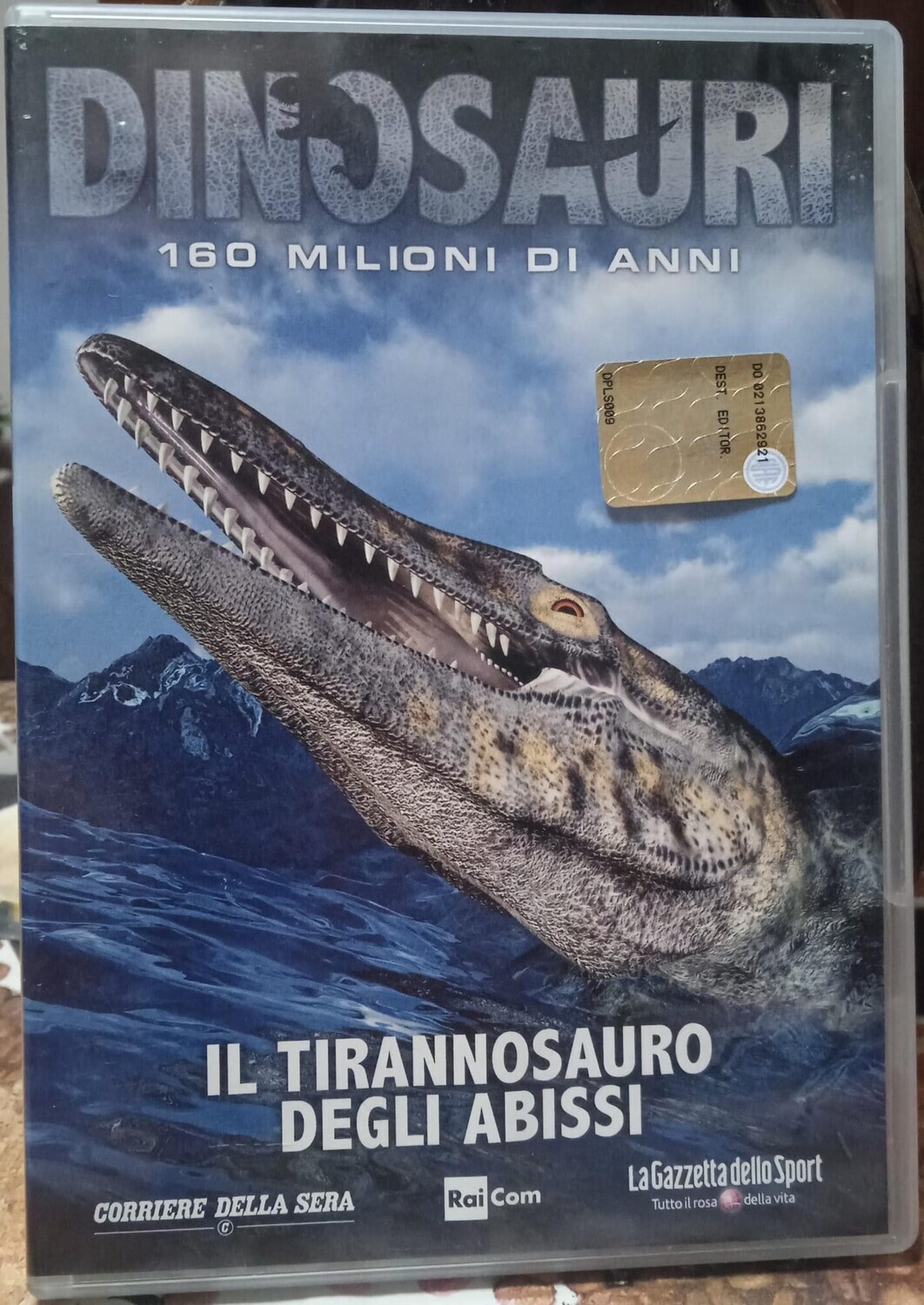 TeknoFilm - DVD - DINOSAURI: 160 milioni di anni fa Vol. 09 - IL TIRANNOSAURO DEGLI ABISSI (2010) - GAZZETTA DELLO SPORT