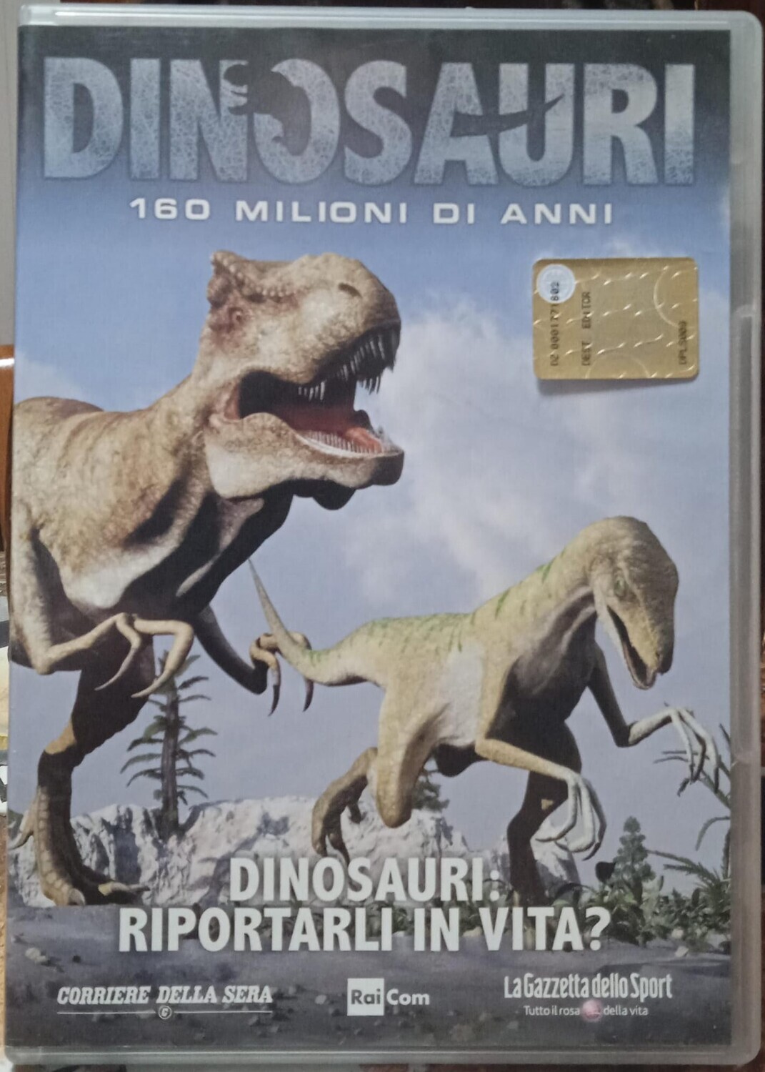 TeknoFilm - DVD - DINOSAURI: 160 milioni di anni fa Vol. 05 - RIPORTARLI IN VITA? (2010) - GAZZETTA DELLO SPORT