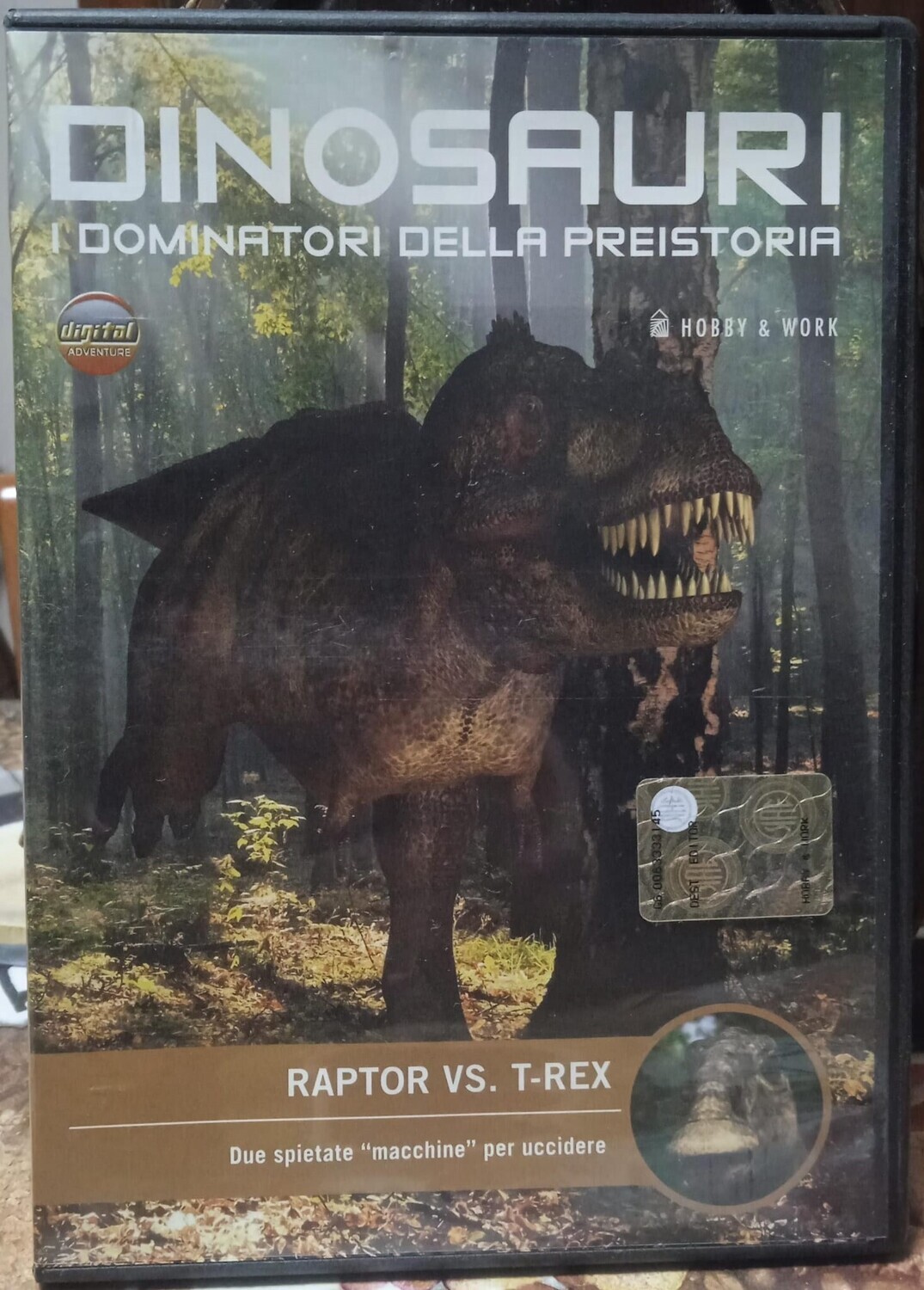 TeknoFilm - DVD – DINOSAURI - I dominatori della preistoria - RAPTOR VS T-REX (2012) - HOBBY & WORK