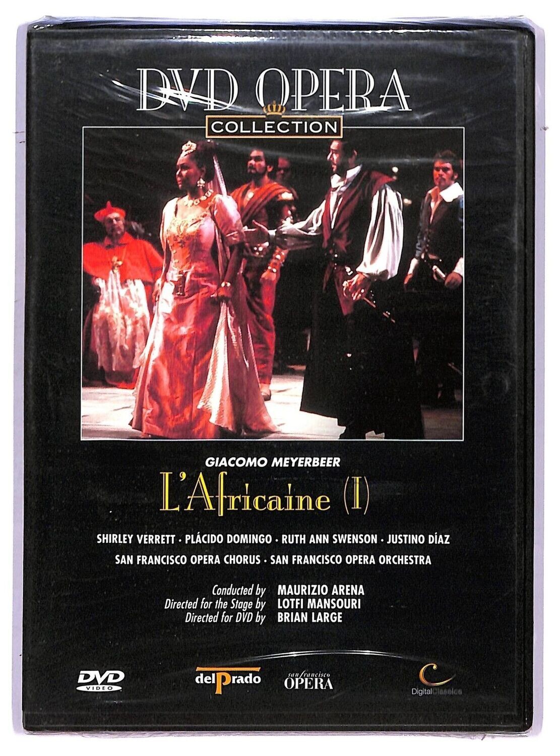 TeknoFilm - DVD – DVD Opera Collection - GIACOMO MEYERBEER - L'AFRICAINE (I) - Chorus, ballet and orhestra of the San Francisco opera di Brian Large (2005) - DEL PRADO