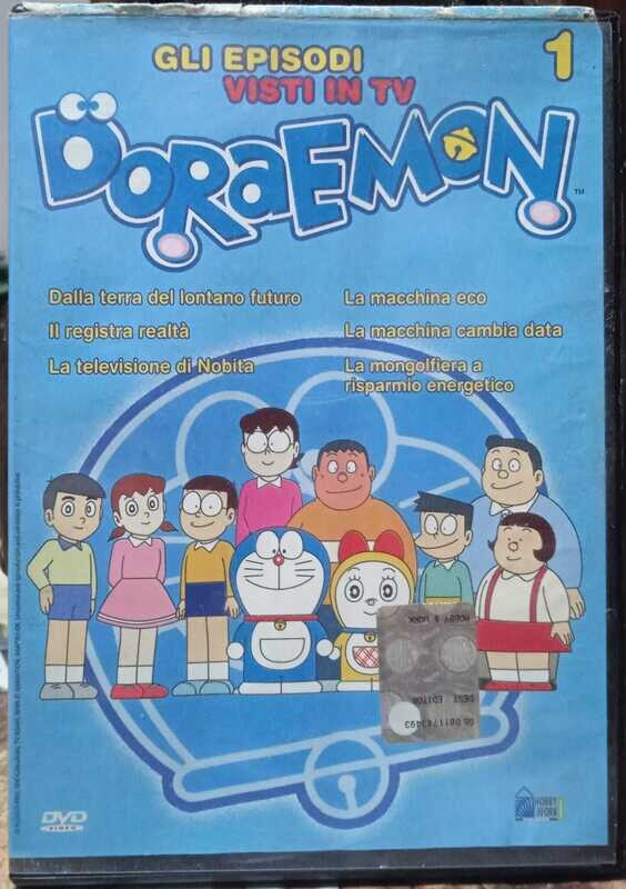 TeknoFilm - DVD - DORAEMON Vol. 01 - Stagione 1 Episodi 01 - 02 - 03 - 04 - 05 - 06 di Mitsuo Kaminashi (1973) - HOBBY & WORK