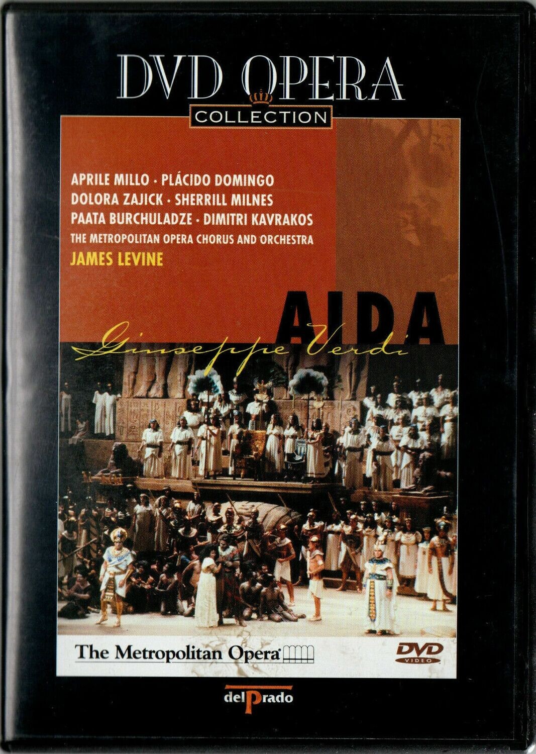 TeknoFilm - DVD – DVD Opera Collection - GIUSEPPE VERDI - AIDA - Chorus, ballet and orhestra of the Metropolitan opera di Brian Large (1989) - DEL PRADO