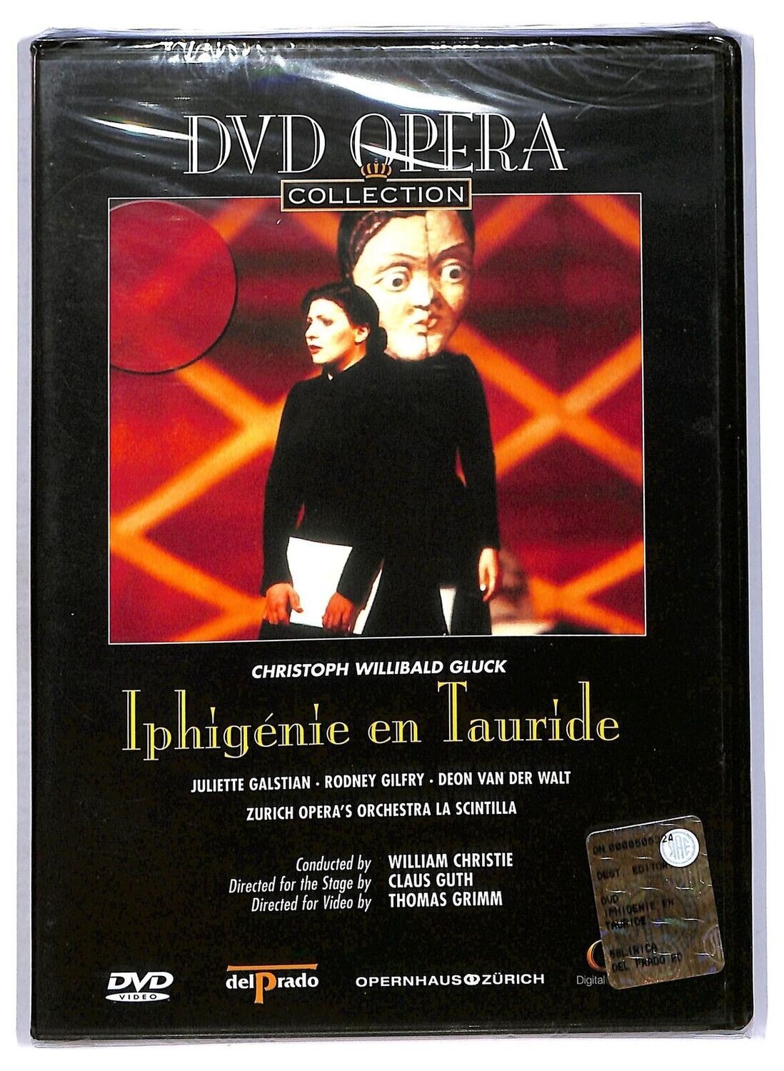 TeknoFilm - DVD – DVD Opera Collection - IPHIGENIE EN TAURIDE Zurich opera orschestra's La scintilla di Thomas Grimm (2001) - DEL PRADO