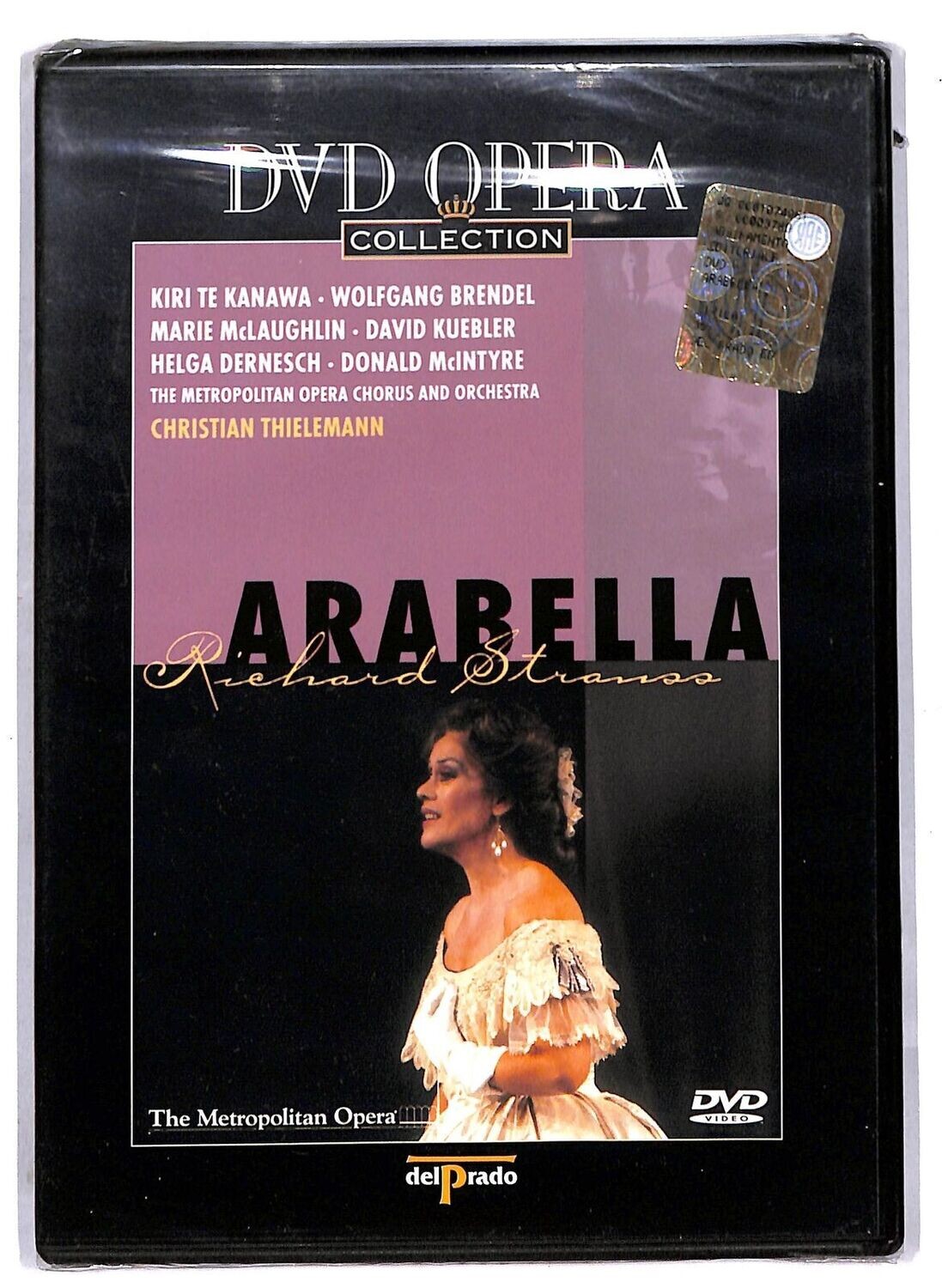 TeknoFilm - DVD (NTSC) – DVD Opera Collection - RICHARD STRAUSS - ARABELLA - The metropolian opera chorus and Orchestra di Brian Large (1996) - DEL PRADO