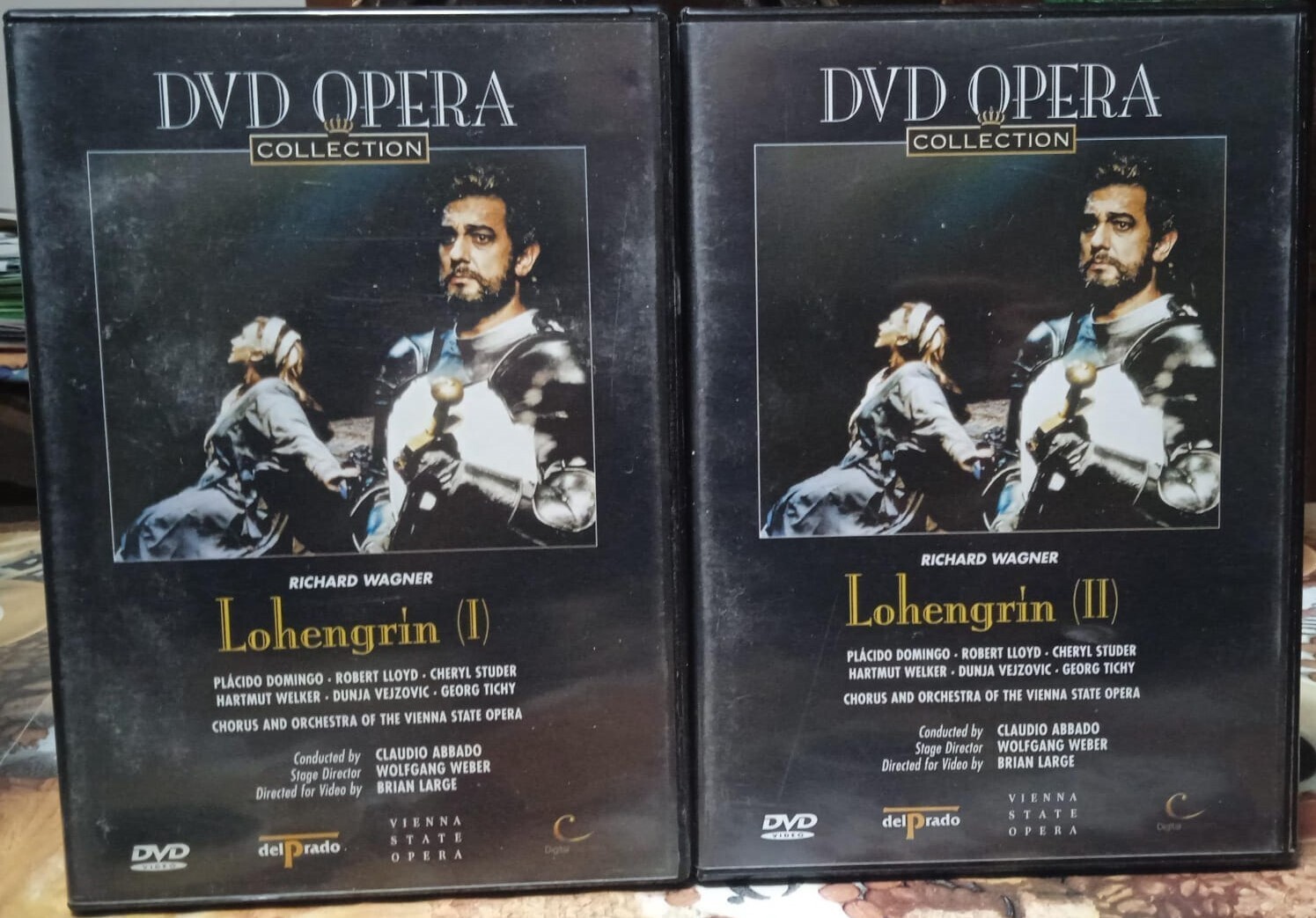 TeknoFilm - 2 DVD – DVD Opera Collection - RICHARD WAGNER - LOHENGRIN I e II (3 Atti Opera completa) - Chorus and orhestra of the Vienna state opera di Brian Large (1995) - DEL PRADO
