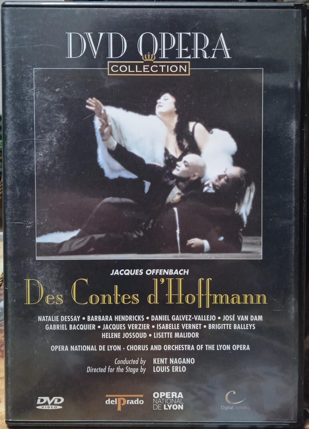 TeknoFilm - DVD – DVD Opera Collection - JACQUES OFFENBACH - DES CONTES D'HOFFMANN - Chorus and orhestra of the Lyon opera di Pierre Cavassilas (1993) - DEL PRADO