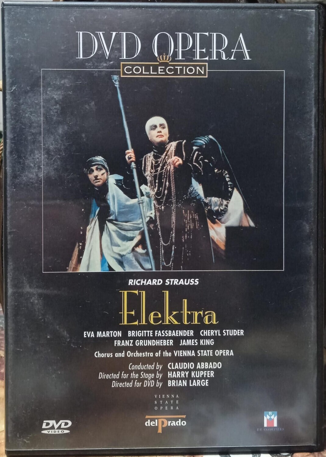 TeknoFilm - DVD – DVD Opera Collection - RICHARD STRAUSS - ELEKTRA - Chorus and orhestra of the Vienna state opera di Brian Large (1989) - DEL PRADO