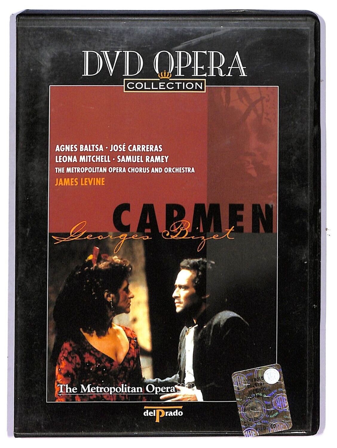 TeknoFilm - DVD (NTSC) – DVD Opera Collection - GEORGES BIZET - CARMEN The Metrpolitan Opera Chorus, Ballet and Orchetsra di Brian Large (1988) - DEL PRADO