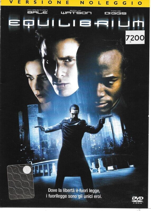 TeknoFilm – DVD – EQUILIBRIUM (Versione Noleggio) di Kurt Wimmer (2003) - BUENA VISTA