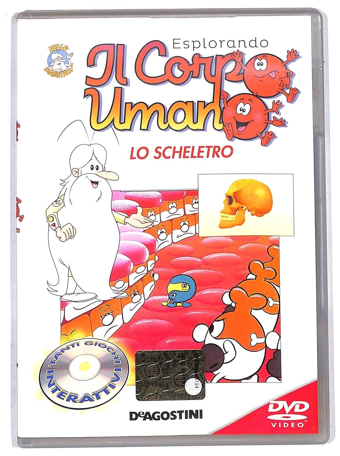 TeknoFilm – DVD – ESPLORANDO IL CORPO UMANO Vol. 03 - LO SCHELETRO (1989) - DE AGOSTINI