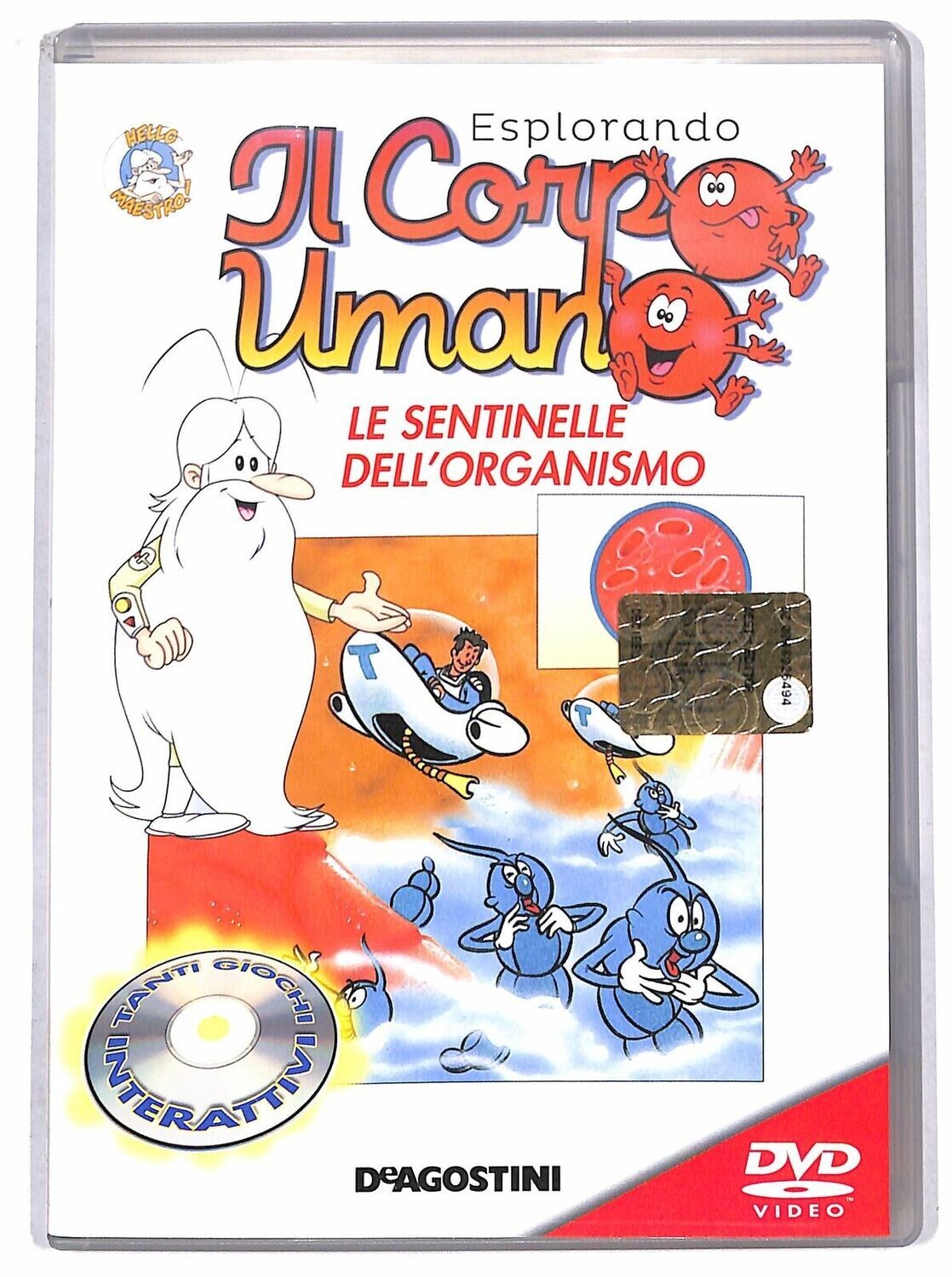 TeknoFilm – DVD – ESPLORANDO IL CORPO UMANO Vol. 18 - LE SENTINELLE DELL'ORGANISMO (1989) - DE AGOSTINI