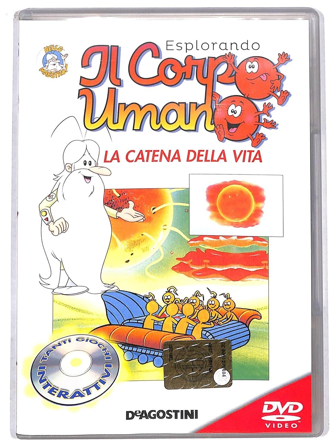 TeknoFilm – DVD – ESPLORANDO IL CORPO UMANO Vol. 25 - LA CATENA DELLA VITA (1989) - DE AGOSTINI