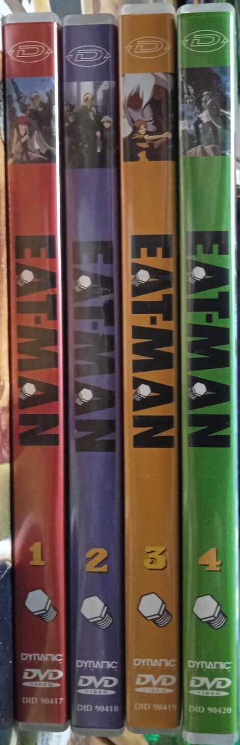 TeknoFilm - 4 DVD (Opera completa 12 Episodi – EAT-MAN di Kōichi Mashimo (1997) - DYNAMIC