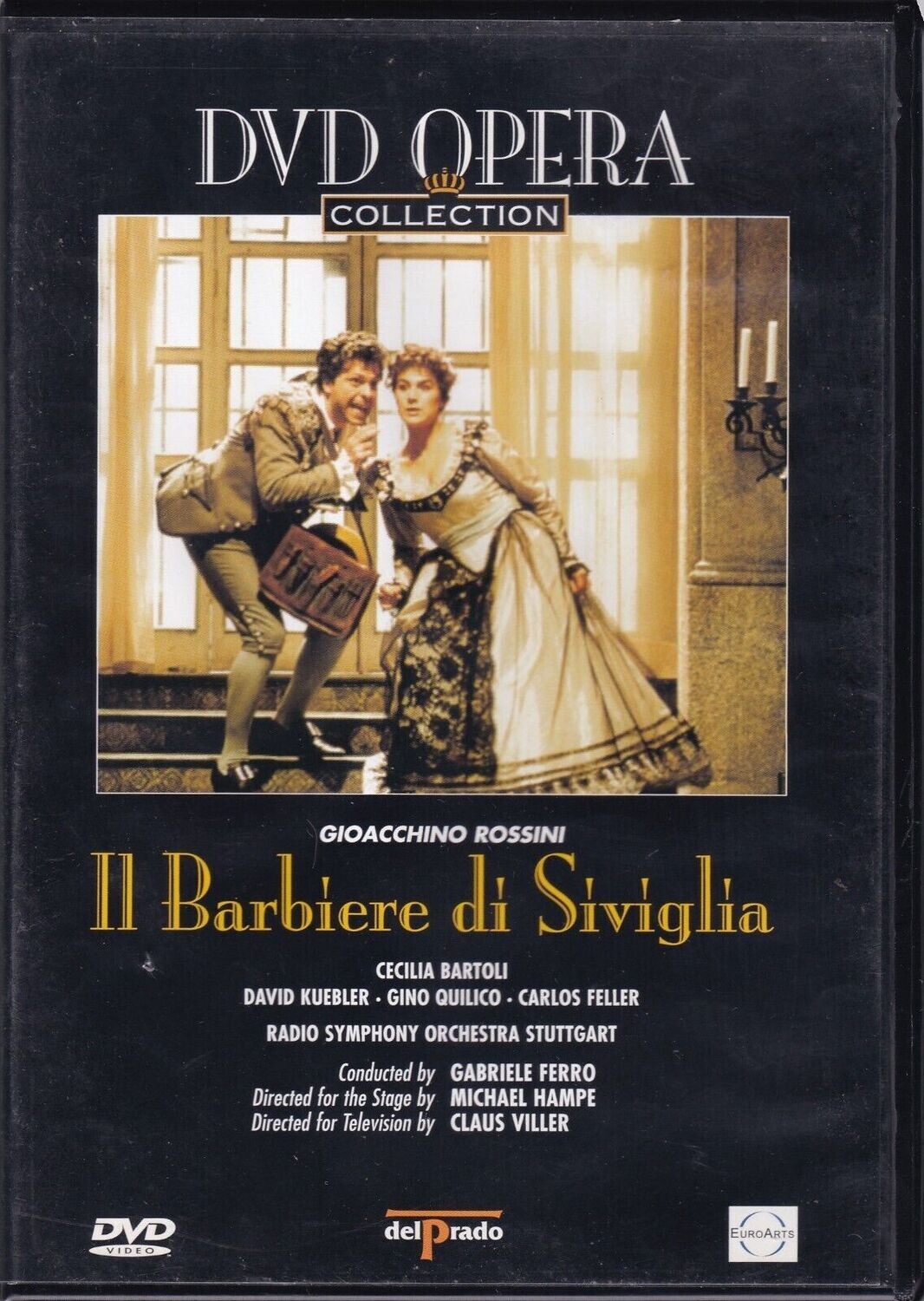 TeknoFilm - DVD  – DVD Opera Collection - GIOACCHINO ROSSINI - IL BARBIERE DI SIVIGLIA Choir of Cologne city Opera di Claus Viller (1988) - DEL PRADO