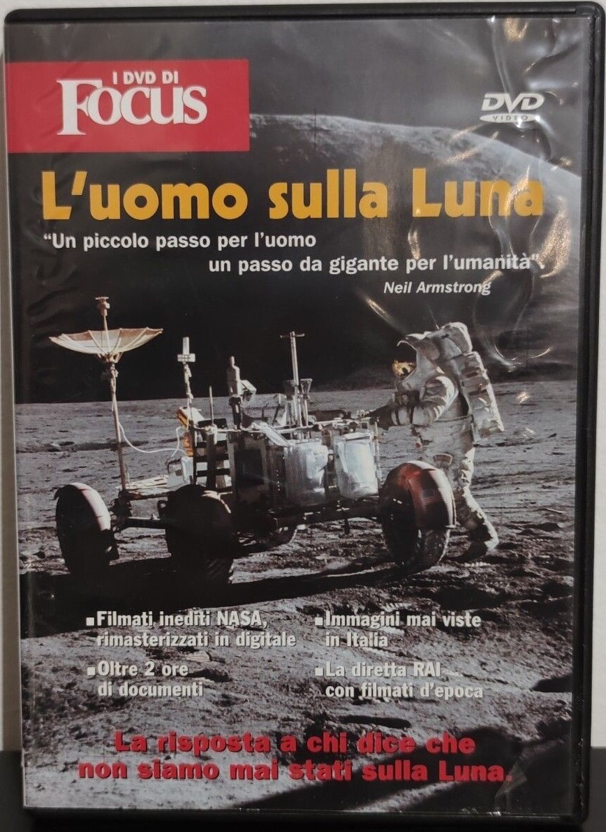 TeknoFilm - DVD – Focus Storia: L'UOMO SULLA LUNA - G+J/MONDADORI